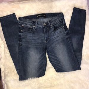 Express Mid Rise Legging - Medium Wash